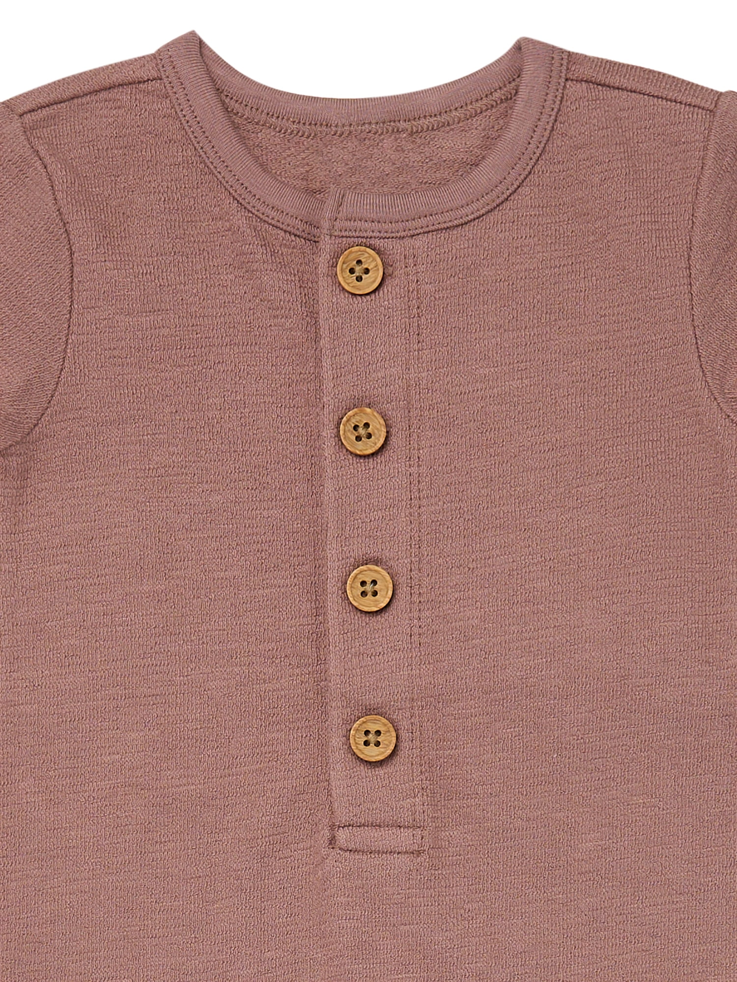 Modern Moments by Gerber Baby Boy Short Sleeve Slouch Romper, Sizes 0/3 Months - 24 Months