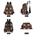 thumbnail image 4 of FORMRS Mini Backpack Purse for Women Quilted Travel Daypack Casual Shoulder Bag, Star Spangled Squares, 4 of 7