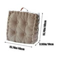 thumbnail image 3 of Ganfancp Color Sólido Silla Cojín Espesado Suave Cojín Acolchado Silla Cojín de Suelo para Sillas de Cocina Comedor Cojín de Silla de Patio Ofertas Del Día Liquidación 1X Cojín, 3 of 6