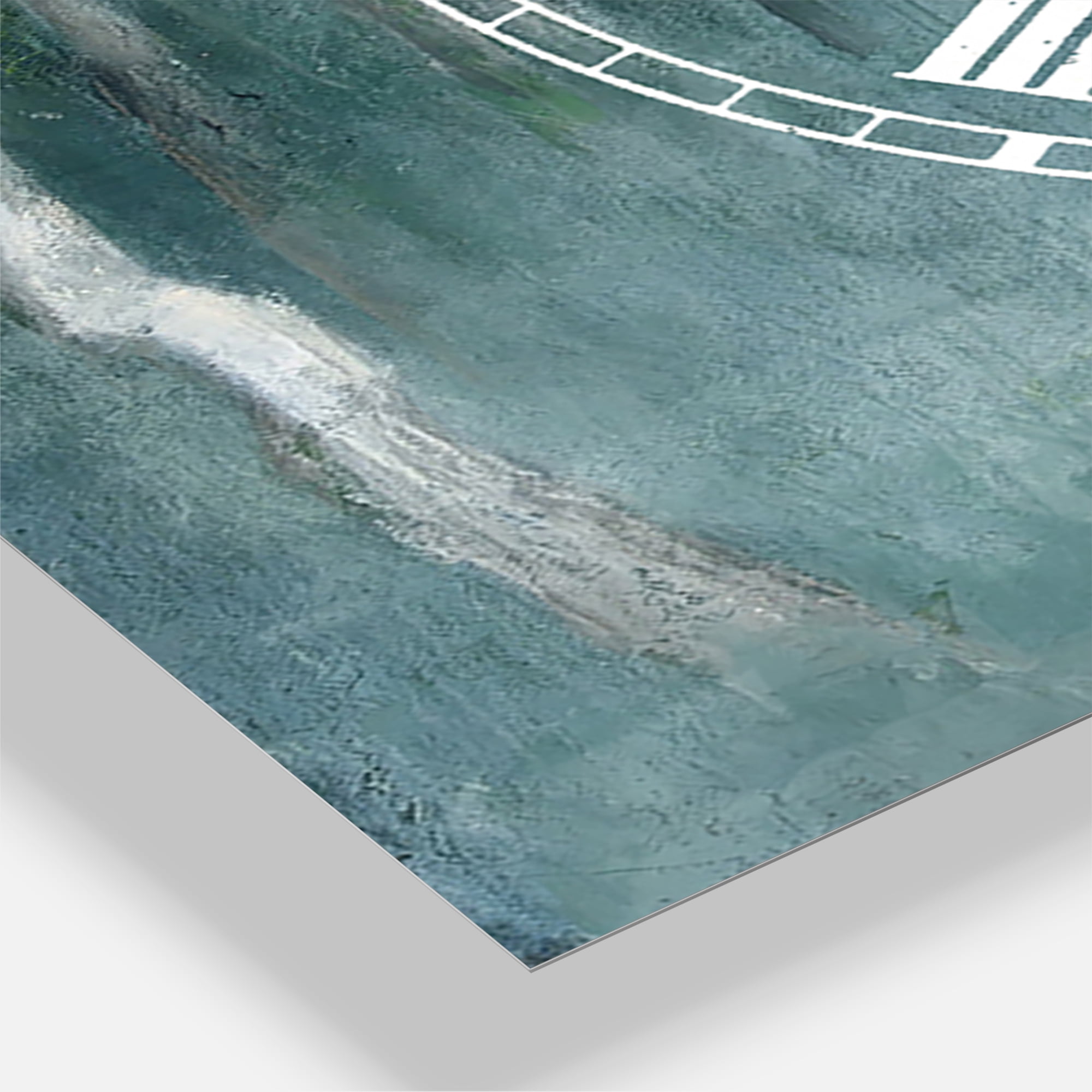 Designart 'Green Forest Dream' Farmhouse wall clock