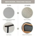 thumbnail image 5 of Accent Sofa Chair Fabric Accent Chair Metal Tapered Leg Modern Comfy Decorative Single Sofa with Arm Side Chair Slipper Chairs for Living Room Club Leisure Sofa Upholstered Sofa Chairs, Light Grey, 5 of 7