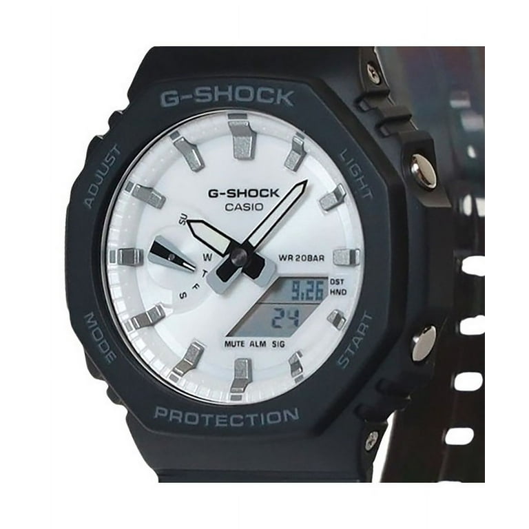 【未使用】CASIO カシオ G-SHOCK GA-2100WD-1AJF CASIO G-SHOCK GA-2100WD-1AJF Black and Brilliant White Men