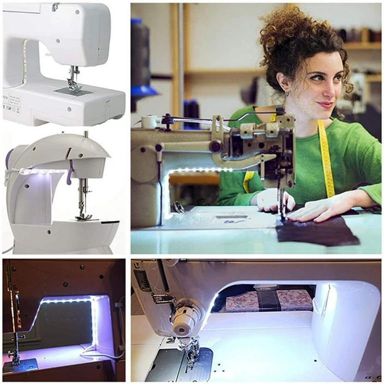 BSMEAN Sewing Machine LED Light Strip Light Kit USB DC5V Flexible Sewing  Light Industrial Machine Working LED Lights 