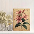 thumbnail image 2 of Qisvanset 12x16 Inch Vintage Pink Lily Bible Canvas Wall Art, Aesthetic Floral Religious Gift Household Decor, 2 of 8