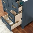 thumbnail image 6 of Isla 36" Marble Countertop Single Vanity w/o Mirror - Classic Blue, 6 of 10