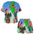 thumbnail image 3 of Real Ghostbusters Summer Home Suit For Womens Short-Sleeved Pajama Set 2pcs Loungewear Soft Sleepwear T-Shirts Tee Shirt Top And Short Sleeping Pants, 3 of 8