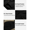 thumbnail image 4 of WenVen Big Boy's Parka Jacket Warm Windproof Coat Hooded Insulated Fleece Lined Jacket Black 8, 4 of 11