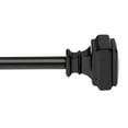 thumbnail image 3 of UTOPIA ALLEY Wall Mounted 5/8 Inch Curtain Rod - Curtain Rods For Windows 86 to 120 Inch, Adjustable Drapery Rods, Black Curtain Rods, Bedroom Curtain Rods, Tapestry Poles (Black 86"-120"), 3 of 10