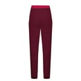 thumbnail image 4 of QATAINLAV Limited Time Sale Sweatpants for Women Fashion Stripe Joggers Pants Casual Drawstring Elastic Waist Trousers Outdoor Athletic Running Pants with Pockets Red S, 4 of 6