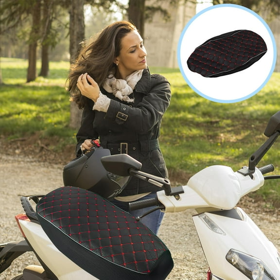 MERRYHAPY 1Set Shock Absorption Mesh Motorcycle Seat Cover for Moped with Dustproof Feature