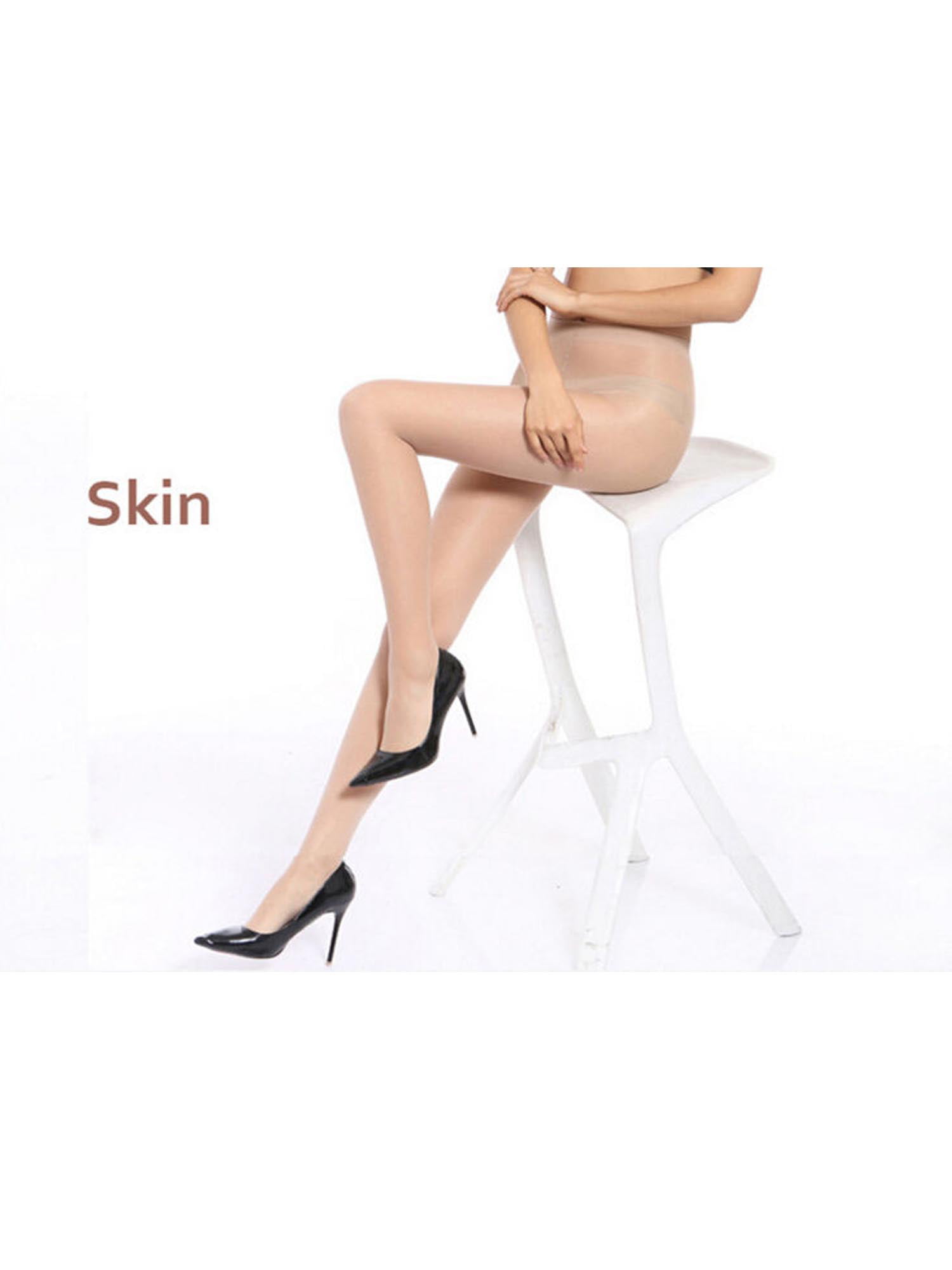 Plus Size Women Sexy Super Elastic Magical Tights Unbreakable Silk Stockings Skinny Leg