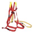 thumbnail image 2 of Arnés de seguridad de cuerpo completo Cinturón trasero acolchado extraíble Protección contra caídas con ganchos dobles, 2 of 5