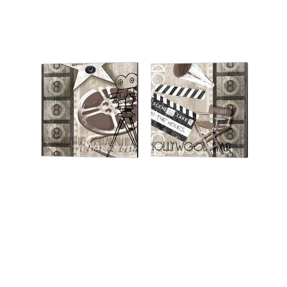 Great Art Now In the Making by Tandi Venter 2 Piece Canvas Art Set Each 14W x 14H