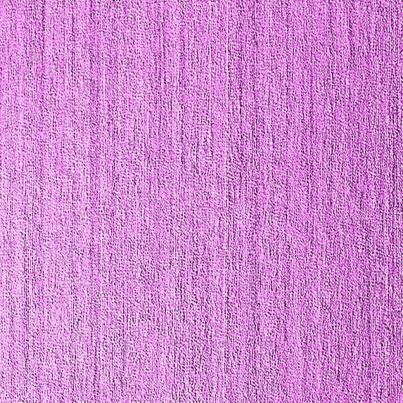 Ahgly Company Indoor Square Solid Pink Modern Area Rugs, 8' Square