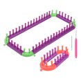 thumbnail image 4 of 1 Set of Mini Diversified Knitter Home Hat Sweater Knitting Loom Hand Knitting Kit, 4 of 7