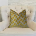 thumbnail image 2 of Plutus Gold Snow Copper and Taupe Handmade Luxury Pillow 20"L x26"W, 2 of 3
