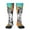 2 Black-2, variant on Xecao Fishing Bass Print Compression Socks for Both Men And Women for Running, Travel, Flight, Nurse