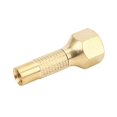 thumbnail image 2 of Twist On Air Chucks Portable Brass Tyre Inflation Valve 1/4in NPT Internal Thread for Car Bike Motorcycle, 2 of 4