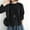 003 Black, variant on Women's Solid Sleeveless Crewneck Sweater Vest Trendy Ribbed Knit Pullover Loose Fit Split Hem Tops