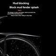 thumbnail image 3 of Road Cycling Mudguard Front Rear Bike Mudguard Support Adjustable Anti-Slip Bicycle Mu WM29, 3 of 6