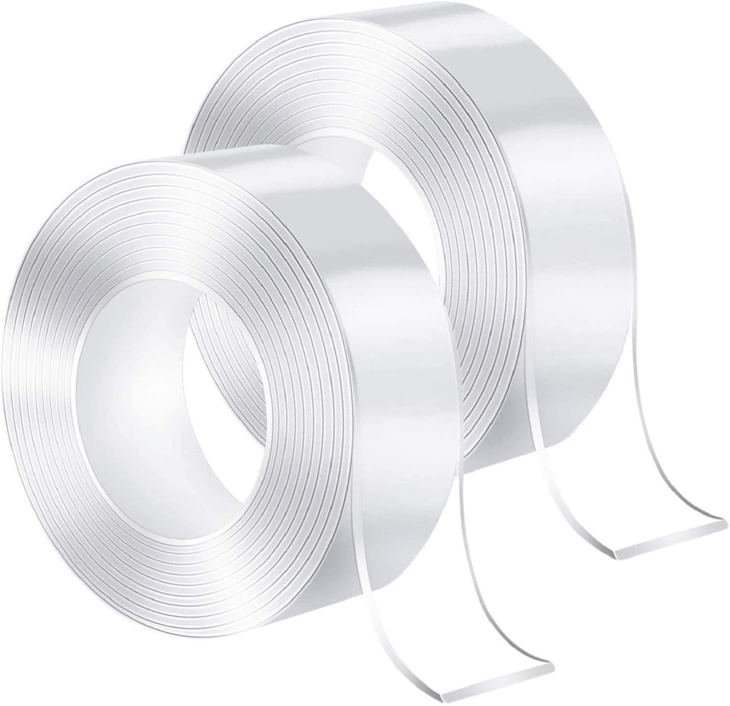 BRAVESHINE 2CM 6.5FT Double Sided Adhesive Tape Removable Wall