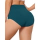 thumbnail image 3 of BRAGUITAS DE MUJER ALTO CINTURA CONTROL DE VIENTRE COLOR SÓLIDO COBERTURA COMPLETA M AZUL OSCURO para el Día de las Madres CURVY GLAM, 3 of 4