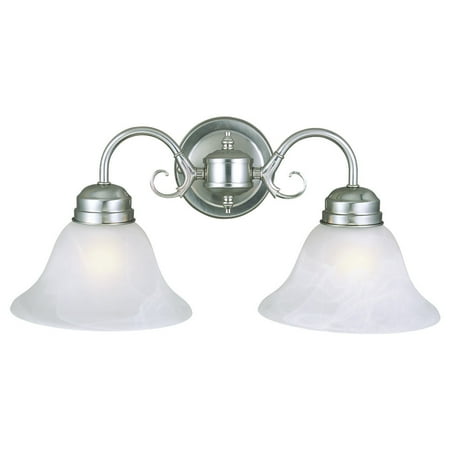 

Design House Millbridge Wall Mount Sconce in Satin Nickel 2-Light