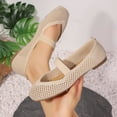thumbnail image 2 of DeHolifer Slip On Sneakers for Women Breathable Lightweight Wide Width Soft Sole Arch Support Non-Slip Shoes Mesh Knitted Woven Walking Shoes, 2 of 8