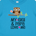 thumbnail image 4 of Inktastic My Gigi and Papa Love Me Granddaughter Girls Baby T-Shirt, 4 of 5