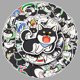thumbnail image 2 of Pegatinas negras con diseño de perro Shiba Inu, 50 unidades, de vinilo impermeable, 2 of 2