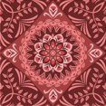 thumbnail image 1 of Ahgly Tapis d'Intérieur Lavable en Machine Carré Transitionnel Rouge Canneberge, 7 Pieds Carré, 1 of 7