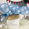 thumbnail image 3 of Globos de látex de copo de nieve congelado para niños, suministros de fiesta de Navidad y Año Nuevo, decoración artesanal, juguetes, 10/20（blue 10pcs, 3 of 5