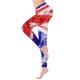 thumbnail image 1 of Gibobby Running Pantalones Deportivos Yoga Pantalones yoga ajustados para mujer Leggings con estampado del Día la Independencia（Rojo， XXL), 1 of 4