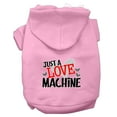 thumbnail image 5 of Pet, Dog  Cat Hoodie Screen Printed, "Just A Love Machine", 5 of 10