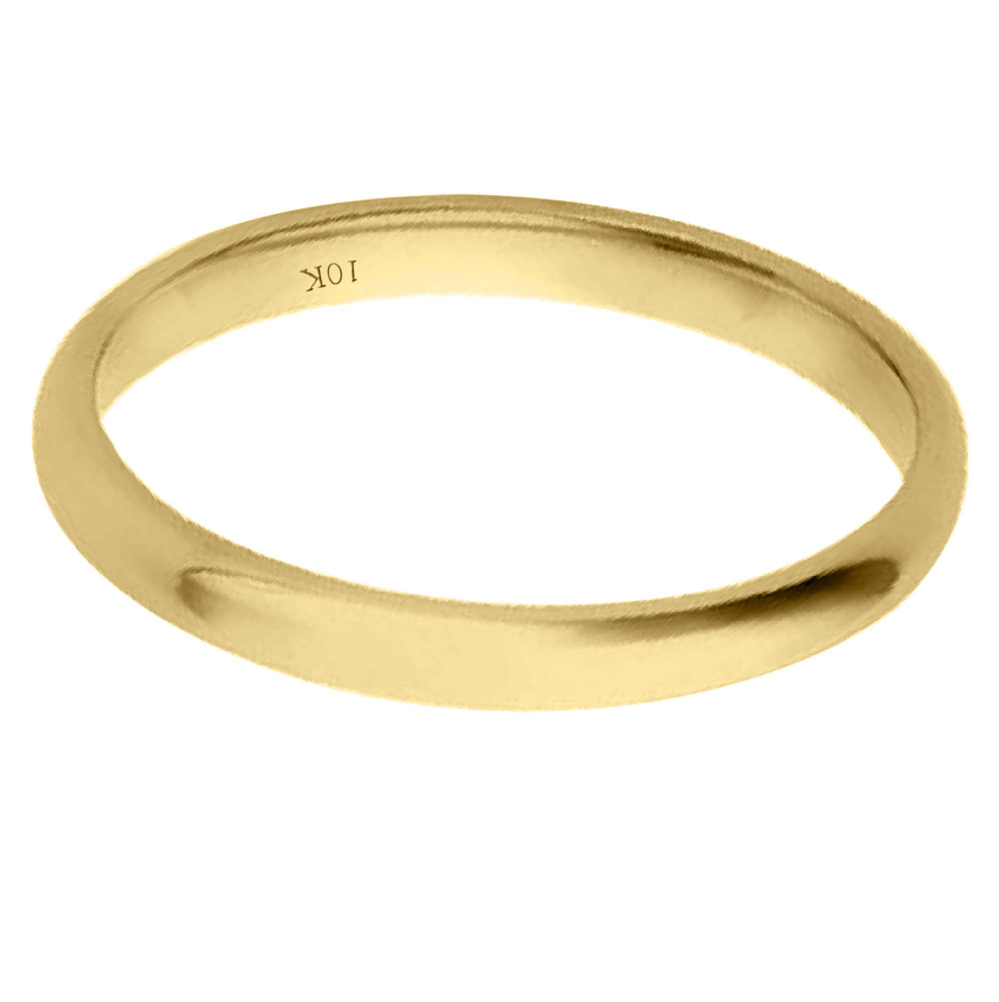 Plain Gold Ring - Chris Jewels