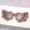 C2, variant on Vintage Heart Shaped Sunglasses with Rhinestones Women 2026 New Original Sweet Sun Glasses Trendy Brand Decorative Shades