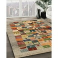 thumbnail image 2 of Ahgly Company Indoor Rectangle Contemporary Sienna Brown Abstract Area Rugs, 6' x 9', 2 of 6