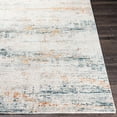 thumbnail image 5 of BoutiqueRugs Midhurst Contemporary Area Rug - Teal, Medium Gray, Rust - 7'10" Round, 5 of 12