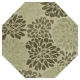 thumbnail image 2 of JONATHAN Y SANTA MONICA 8' Octagon Area Rug, Zinnia Floral Textured Weave - Sage/Brown, SMB110A-8TGN, 2 of 4