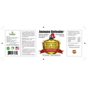 Immune System Booster and Defender - Formulated with Ganoderma Lucidum, Shiitake, Maitake & Cordyceps Sinensis. Immune Support for Men & Women