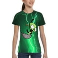thumbnail image 4 of Green Gir Invader Zim Youth Unisex T-Shirt Crewneck Short Sleeve Double-Sided Print Tee Shirts Top For Boys Girls Kid Teen X-Small, 4 of 6