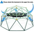 SMkidsport Climbing Dome Hammock, Geometric Dome Climber with Canopy
