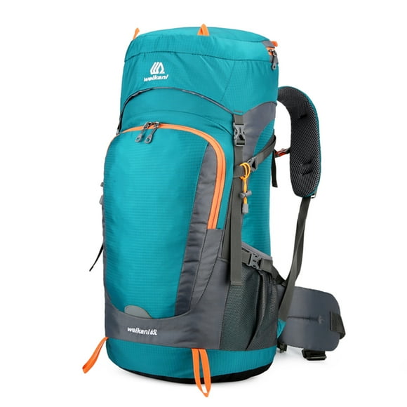 Mochila Mochila de senderismo resistente al agua de 65L con cubierta de lluvia para deportes al aire weikani Mochila