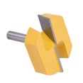 thumbnail image 3 of Woodworking Milling Cutter, 45# Carbon Steel Trim Router Bit, 8x57mm High  Slotting for Wood Table Bottom Cleaning, 3 of 8