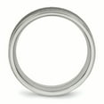 thumbnail image 2 of Bague Rainurée Polie en Titane Taille 9, 2 of 6