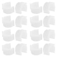 thumbnail image 3 of 20 soportes para barra de cortina resistentes, soportes para ganchos, soportes para cortinas de pared, sistema de montaje de riel de techo, color blanco, 3 of 5