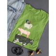 thumbnail image 3 of Farmland Family. V T-Shirt Women -Grace Popp Designs, Female Large, 3 of 4