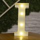 thumbnail image 1 of Alfabeto letra LED luces luminosas número lámpara decoración batería luz de noche para el hogar boda cumpleaños Navidad fiesta Decoración Deng Xun unisex, 1 of 2