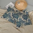thumbnail image 4 of Navy Blue Teal Coastal Pillow Covers 18x18 Inch 2 Pcs Coral Summer Outdoor Decor Throw Pillows Nautical Beach Ocean Themed Holiday Decoration Pillowcase Linen Cushion Cover for Couch Sofa, 4 of 4