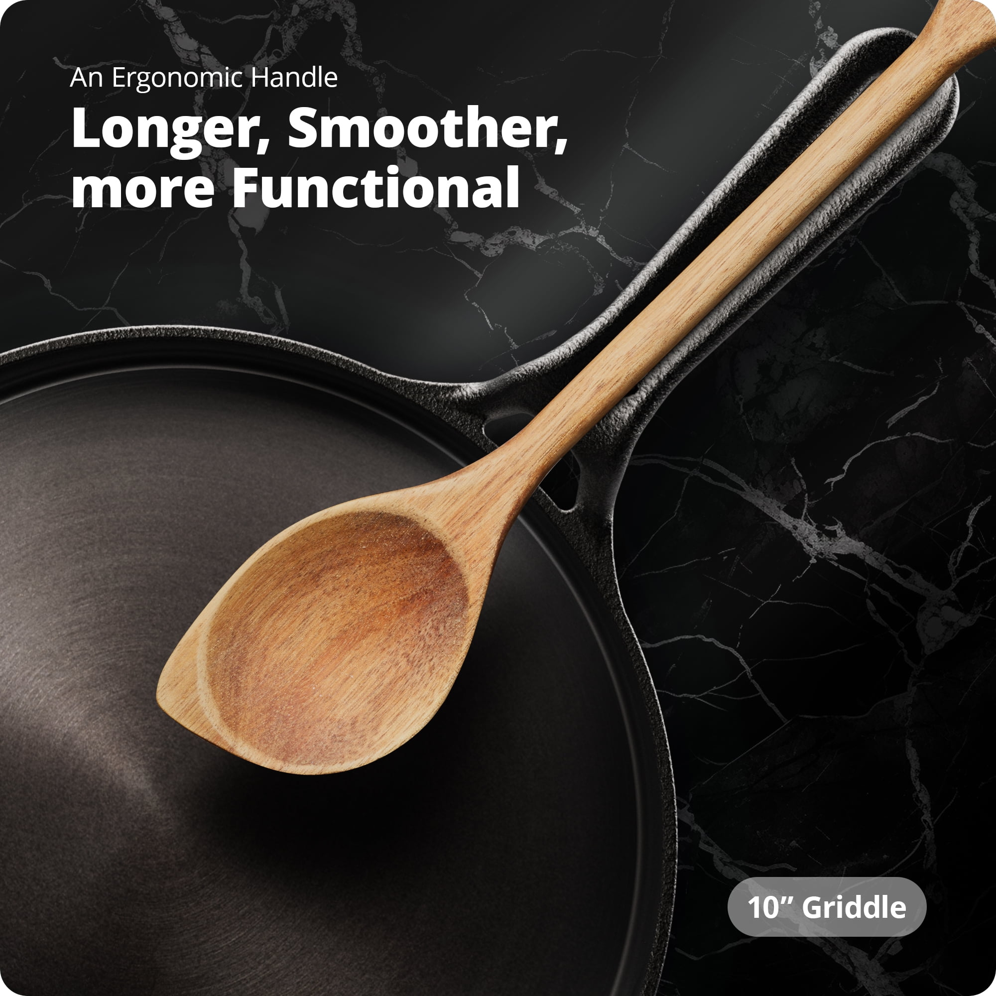 Greater Goods Cast Iron Griddle - Thumbnail 3